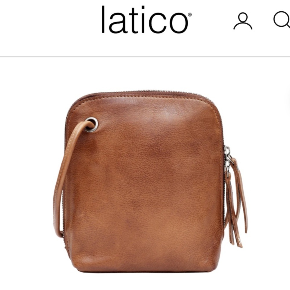 Latico Marge Saddle Crossbody Bag with X Stitch Detail, New in bag (not tagged) - Picture 10 of 13
